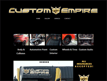 Tablet Screenshot of customempirellc.com